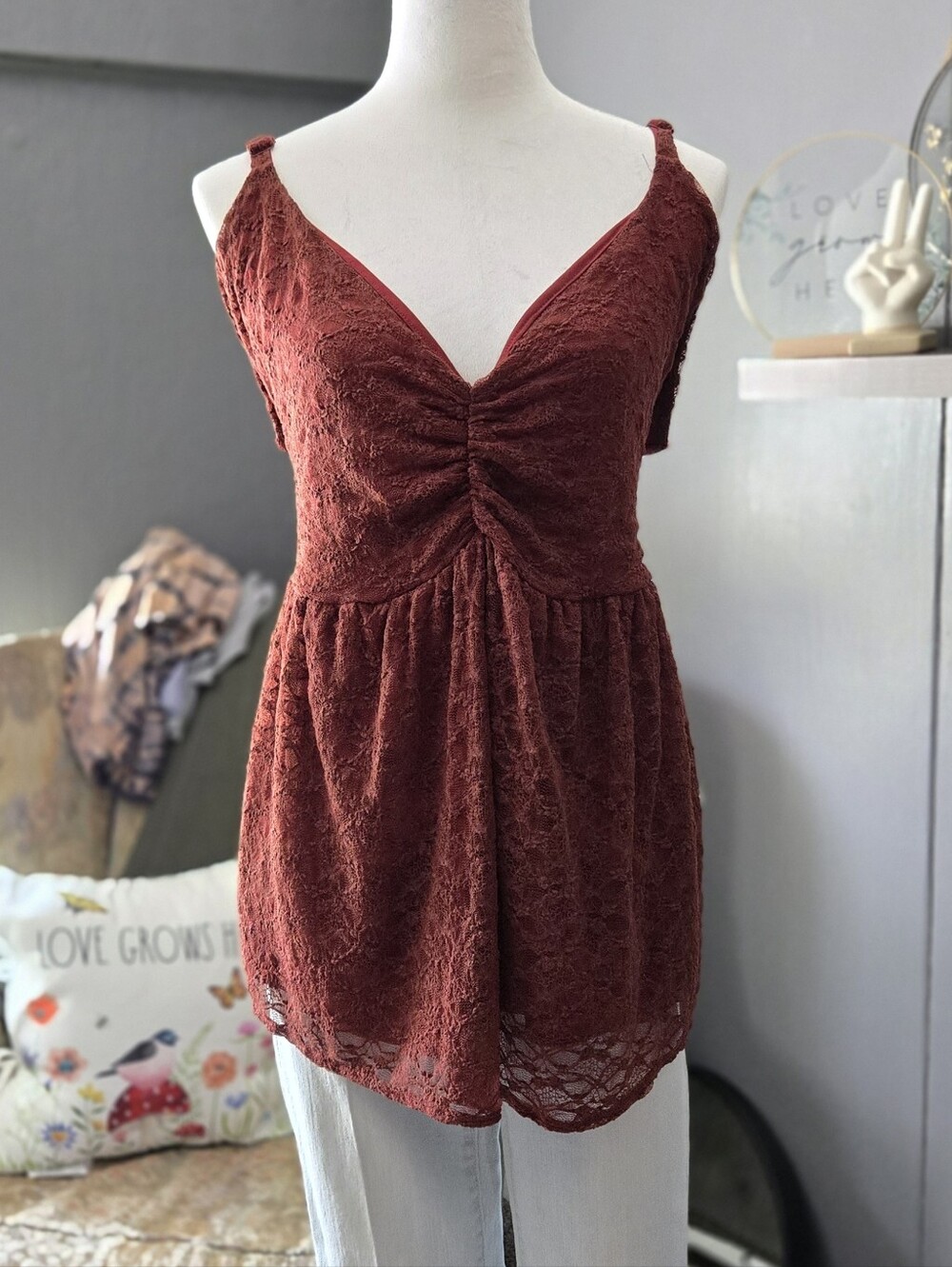 Torrid Stretch Lace Babydoll Cami